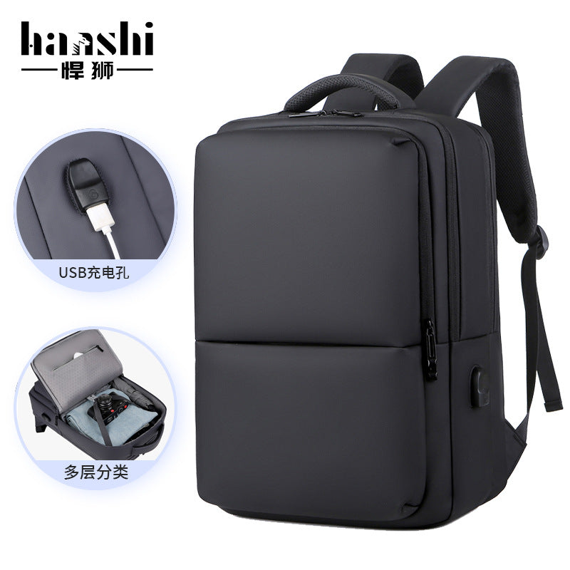 Business Men's Backpack High Sense Casual Fashion Women's Backpack Commuter Waterproof Computer Bag Travel Backpack School Bag