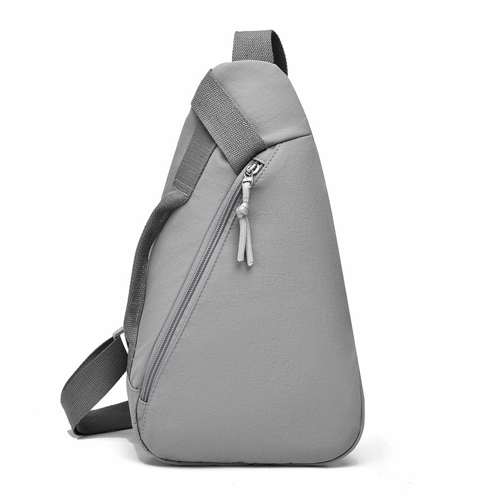 Fashion shoulder messenger bag large capacity outdoor messenger bag breast bag casual bag niche mobile phone bag small satchel