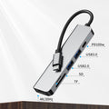 6-in-1 docking station usb c hub3.0 is suitable for macbook notebook type-c docking station