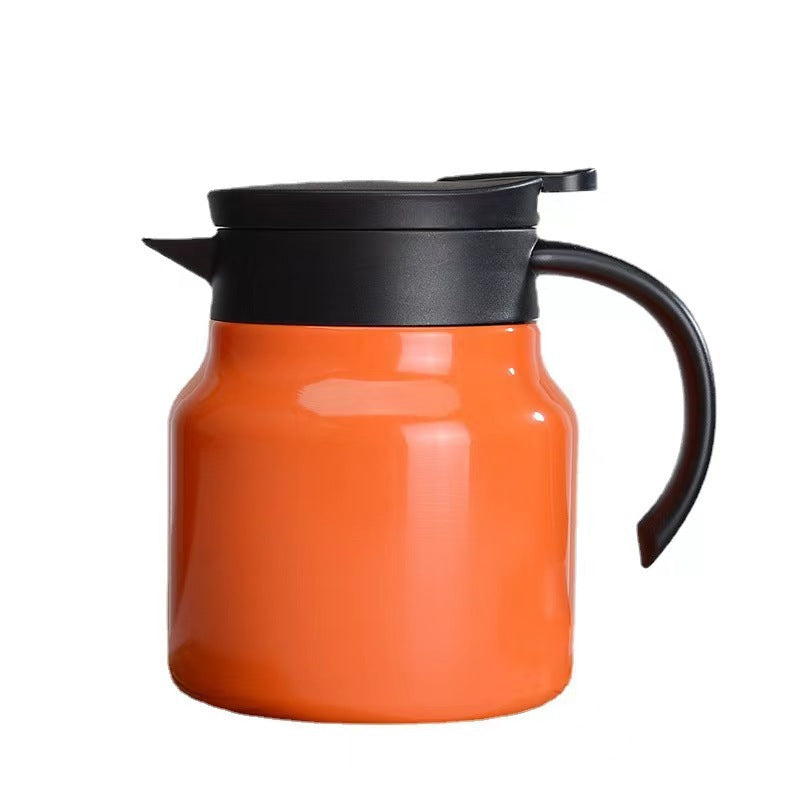316 high-looking stewing teapot wholesale double-layer vacuum coffee pot extra-long heat preservation white tea stewing pot with engraved logo