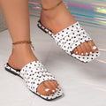 Wholesale women's summer new soft leather fashion korean style sandals & slippers - casual, flat, versatile, and plus size