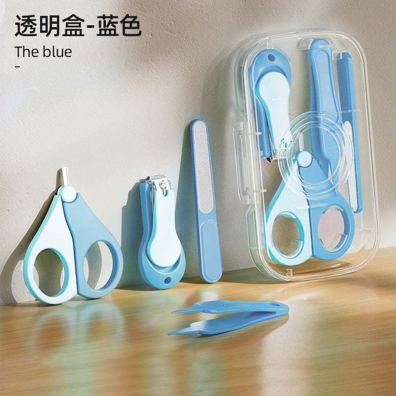 Baby nail clippers newborn special baby nail clippers polisher kids care tool suit children's anti-cut hands
