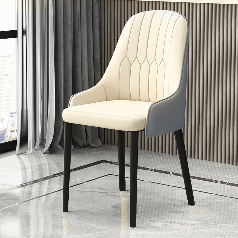 Nordic dining chair - modern minimalist design for home, premium quality, light luxury backrest, casual dining chair, restaurant & cafe seating