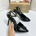Za2025autumnew arrival high-heeled fish mouth sandals plus size daily outing easiest for match high-heeled open-toe sandals women's shoes
