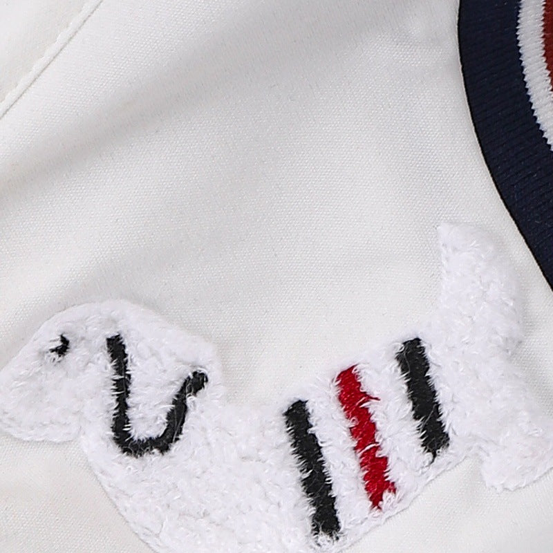 Children's clothing  cross-border kitten pattern white tops+shortssuitgirl new