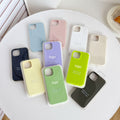 Premium liquid silicone full coverage case for apple iphone 15, solid color protective cover for iphone 14 pro max