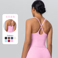 New arrival cross back yoga bra quick-drying cloud-like tight sports topsoutwearcasual running fitness vest
