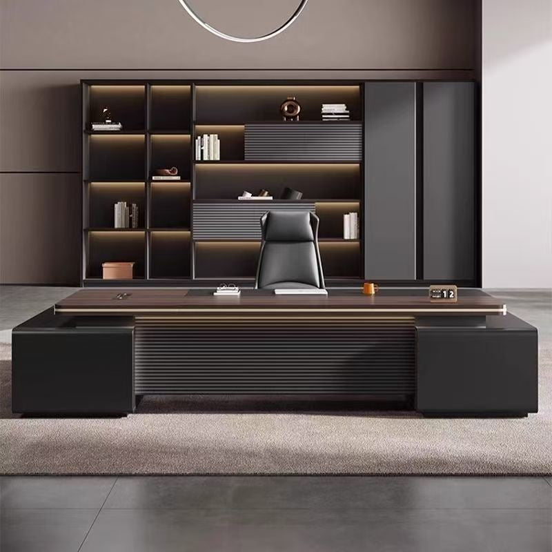 E0 environmental-friendly accessible luxury boss office desk and chair combination casual modern president room classy furniture manager supervisor table