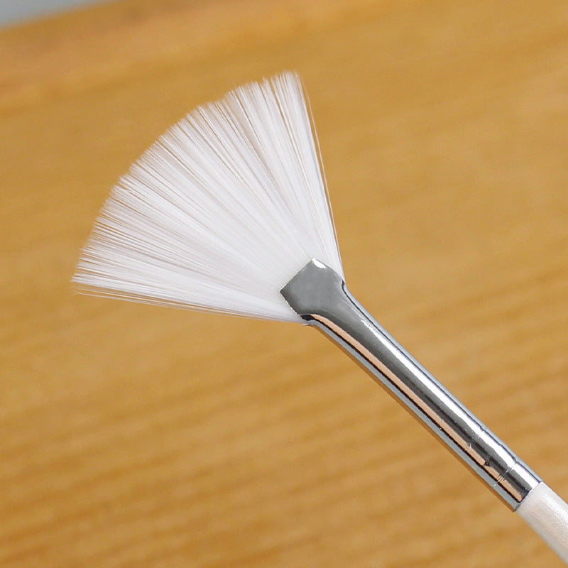 Beauty tools fan-shaped brush fruit acid brush makeup brush beauty mask brush modification essence brush single bag wholesale
