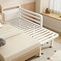 Spliced bed, soft-packed bed, widened iron kids bed, large bed, adults can sleep, spliced iron frame bed with guardrail crib