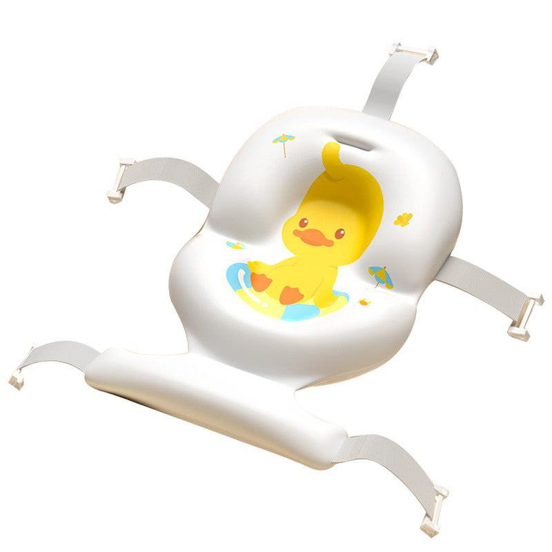 Newborn baby bath bed reclining support baby bath net pad bathtub floating bath mat bathing aid universal sit & lie down