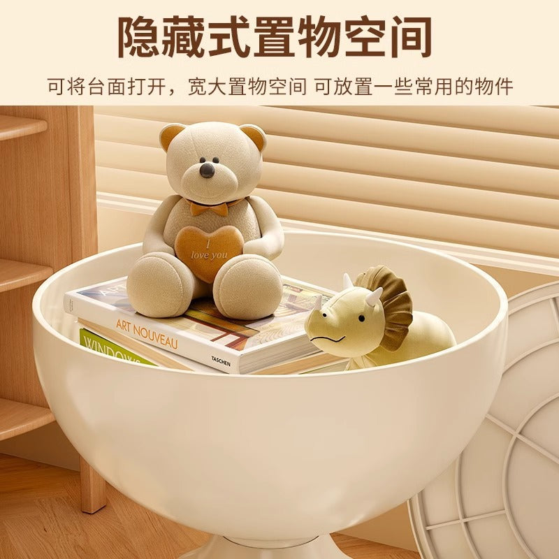 Bedside table popular small round table storage rack coffee table accessible luxury style sofa side table movable ins style bedside table