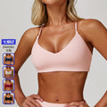brushed yoga bra women's tight back fitness yoga clothes running exercise sports intimatessummer5061