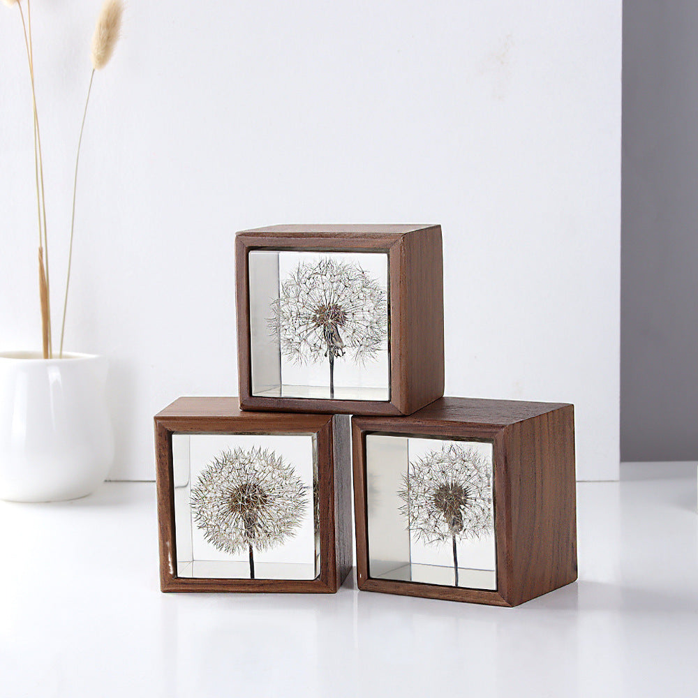 Dandelion flower dried flower immortal flower specimen DIY resin Epoxy flower material decorative bag flower arrangement