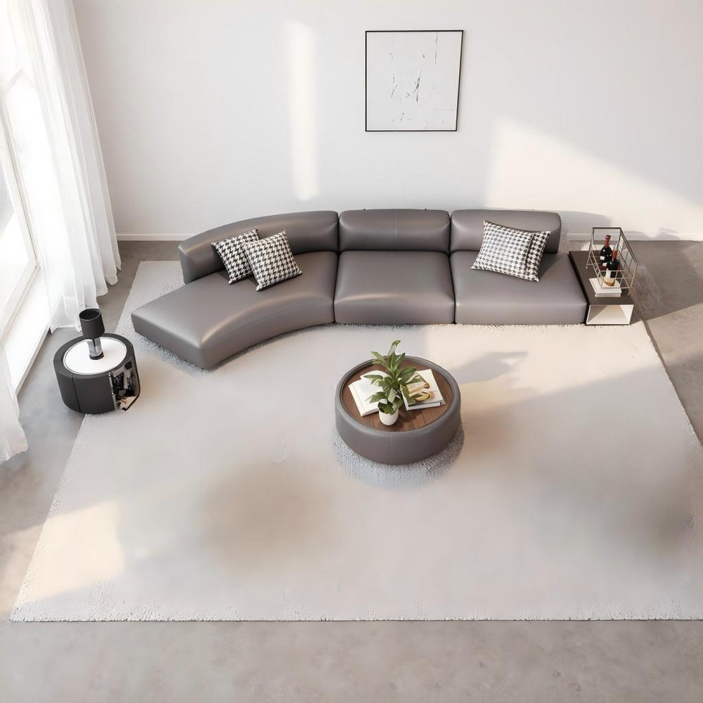 Modern new arrival modular sofa small apartment for home hotel popularcasual cream style curved accessible luxury negotiation sofa