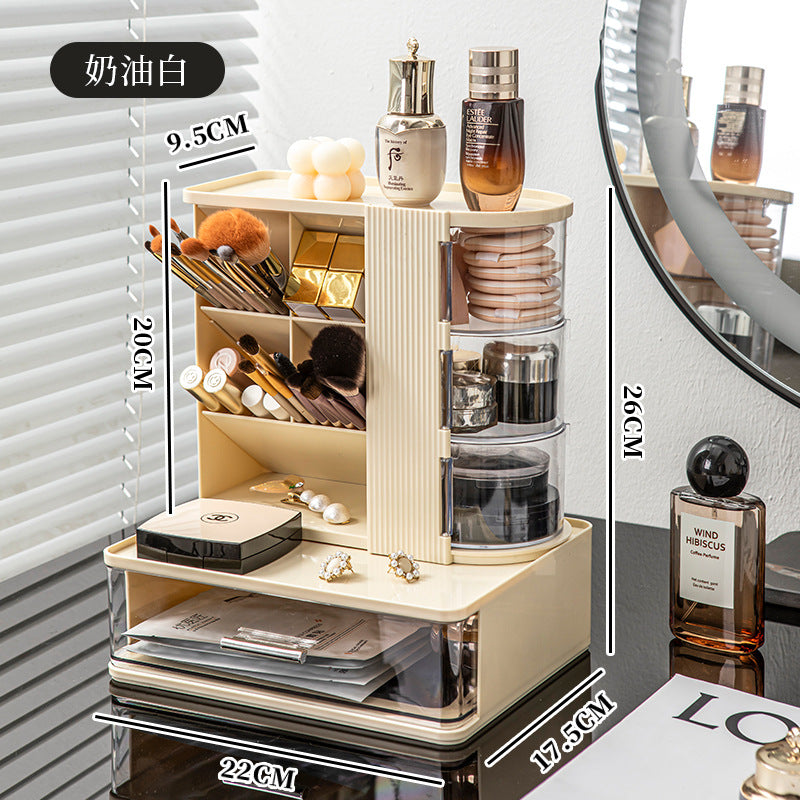 Cosmetics Storage Box Household Dresser Drawer Desktop Storage Cabinet Lipstick Skin Care Products Multifunctional Shelf