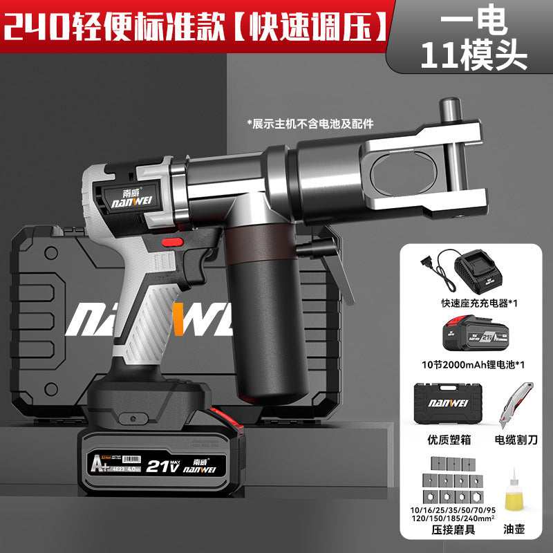 Wholesale lithium electric hydraulic crimping pliers, rechargeable crimping tool, electric wire crimping pliers, wire terminal copper lug crimping tool