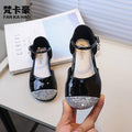 Export children's shoes  summer new girls' rhinestone princess sandals korean style kids' soft sole fashion flats