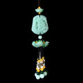 Car pendant car rearview mirror lotus entry and exit safe pendant car interior decoration supplies collection nafu hanging ornaments