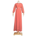 export women's chiffon maxi dress - african style, loose fit, plus size -