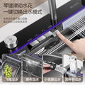 Whale digital display sink large single slot 304 stainless steel kitchen for home vegetable basin sink bowl sink countertop middle and lower
