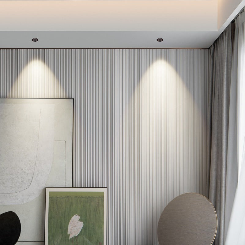 Borderless spotlight COB household embedded anti-glare hidden pre-embedded living room without main light lighting 4000K downlight