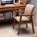 Solid wood computer chair - swivel, backrest, makeup vanity chair, office sofa chair, office chair - perfect for girls' bedrooms
