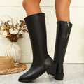 Women's over-the-knee boots for export, new autumn/winter  collection: knee-high, back-zip, riding boots, high-top elastic boots, slim-fit boots
