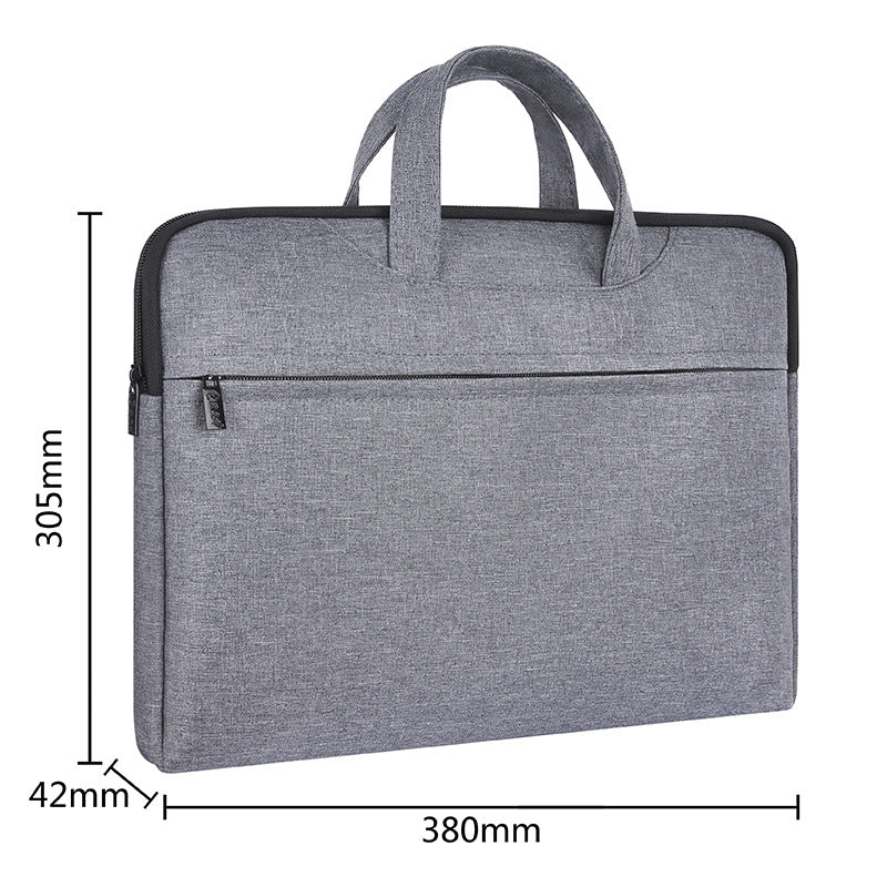 Large capacity canvas briefcase - office handbag, document bag, conference bag, laptop bag, file bag, business bag - custom printing available