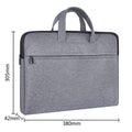 Large capacity canvas briefcase - office handbag, document bag, conference bag, laptop bag, file bag, business bag - custom printing available