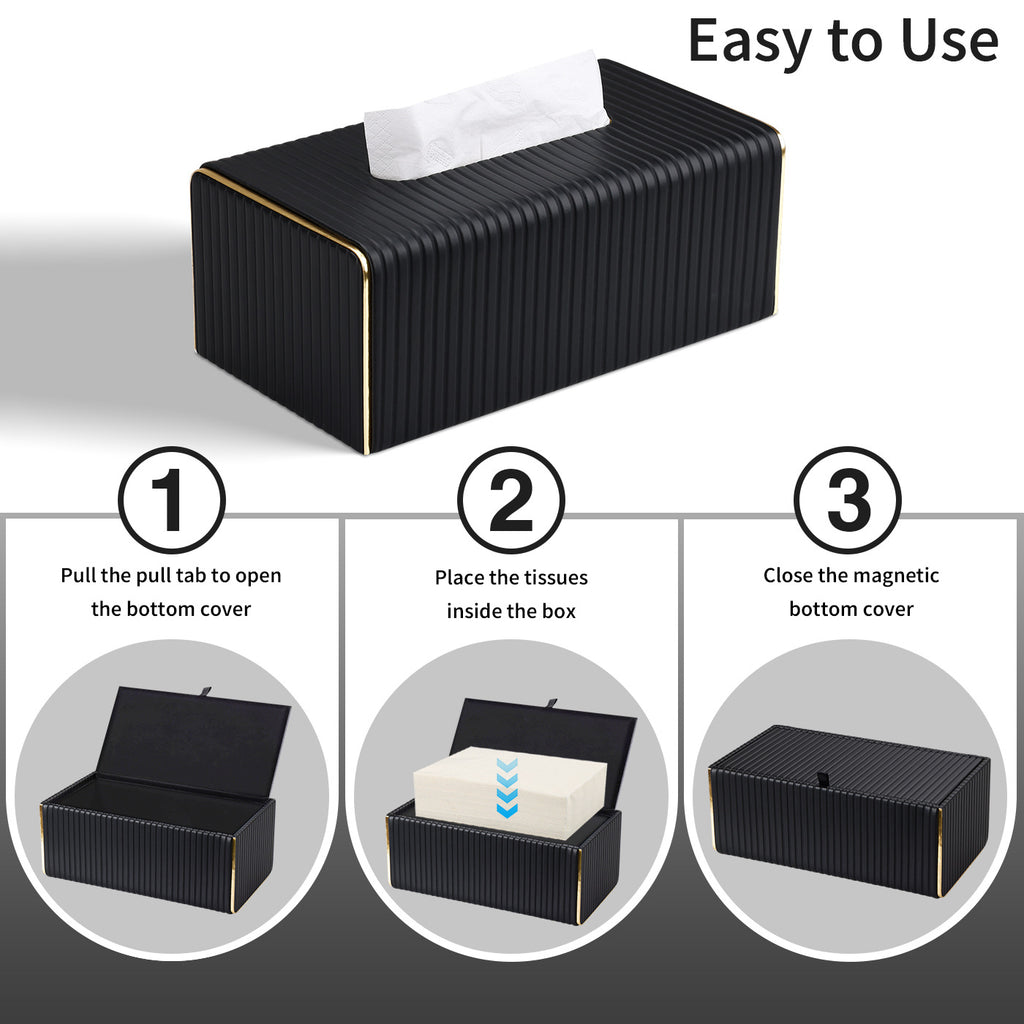 Carton drawing living room high-end light luxury coffee table modern simple home hotel creative design high-end tissue box