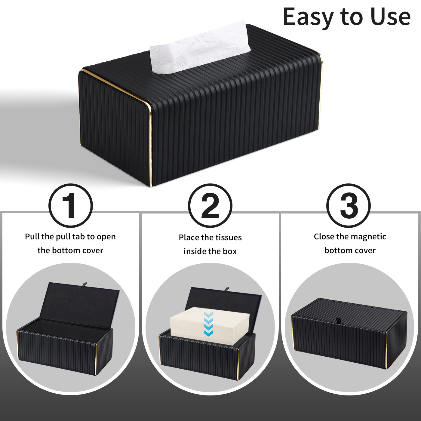 Carton drawing living room high-end light luxury coffee table modern simple home hotel creative design high-end tissue box