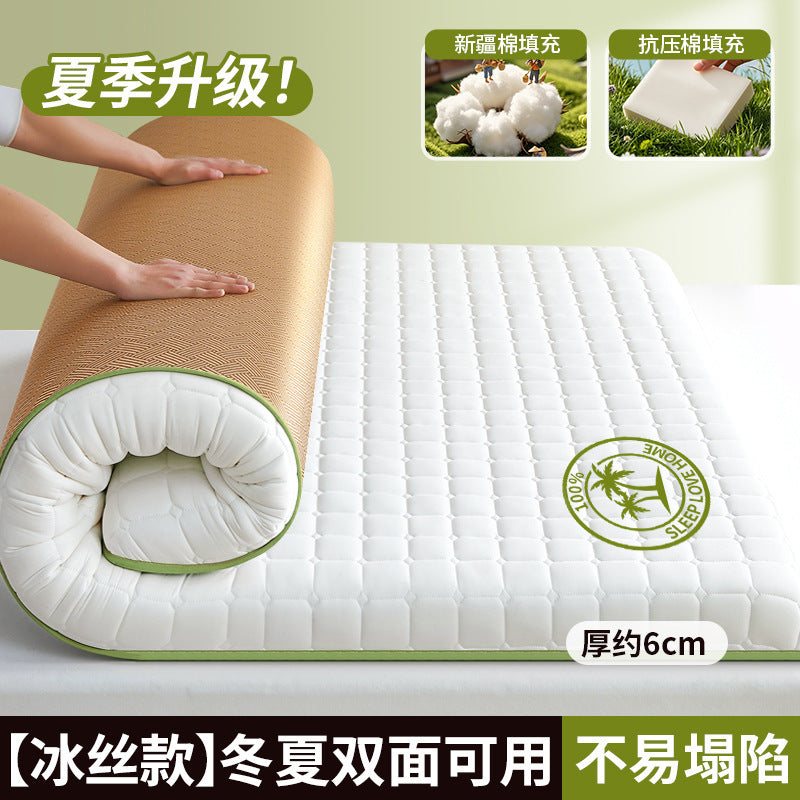 new all-cotton mattress protector - perfect for b&bs, soft mattresses, home bedrooms, dorms, students, and single apartments