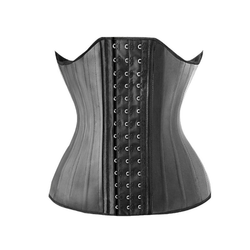 Fashion hourglass queen breast support waist shaping latex corset waist training wholesale sports waistband tummy tuck belt for women