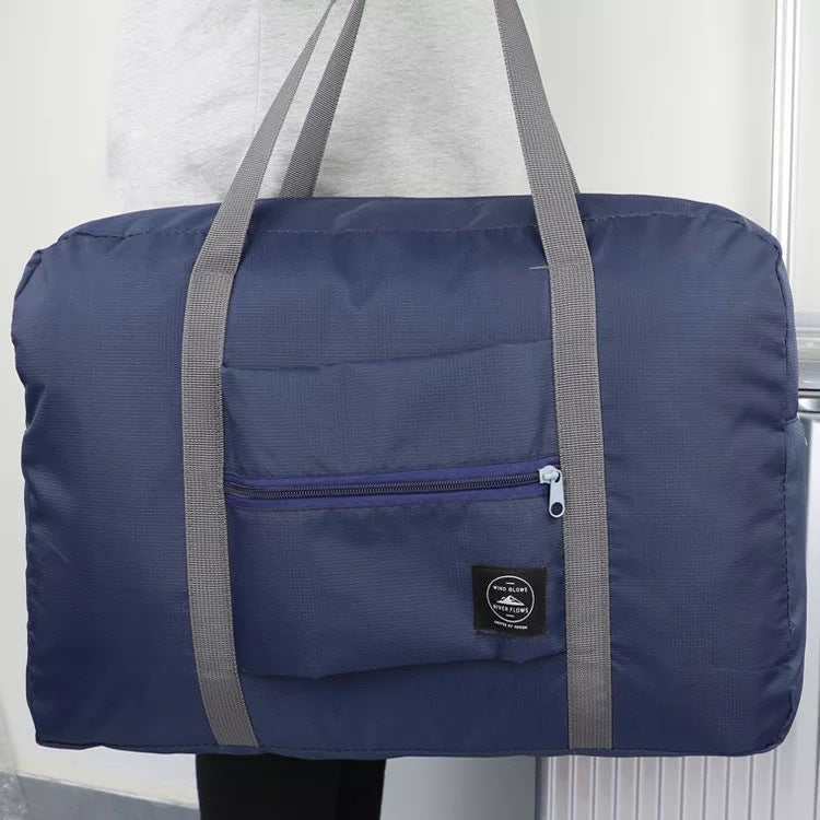 New Korean version travel bag Oxford cloth material clothing storage bag Airplane travel storage bag Large capacity duffel bag