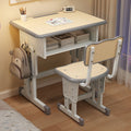 Computer desk home study desk adjustable height for elementary school students school desk and chair set dedicated writing desk for homework