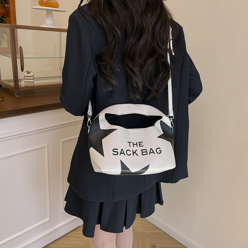 new arrival large-capacity trendy handbag fashionprintinglettereasiest for matchcasual crossbody bag