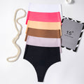 fashionhigh waist seamless anti-embarrassment underwear women's sports yoga ice silk quick-drying anti-embarrassment line women's underwear