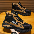Men's fall new high-top casual sports height-increasing anti-slip men's martin boots hiking thick-soled wear-resistant work shoes