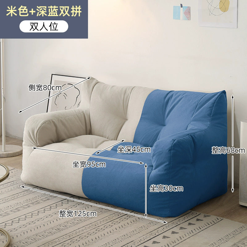 Factory direct lazy sofa tatami doublepopular rental house can lie down and sleep bedroom dormitory bean bag sofa
