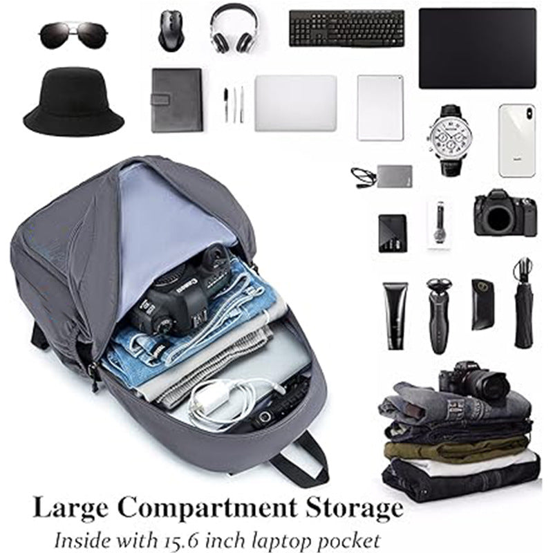 Backpack Men's Travel Backpack Business Travel Computer Bag Large Capacity Junior High School Student School Bag