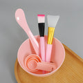 7-piece mask mixing kit: beauty mask application tools - includes mask bowl, mixing spatula, mask brush, and silicone applicator