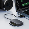 Usb/type-c four-in-one sd/tf/cf/ms card reader is suitable for mobile phones and computers type-c memory cards