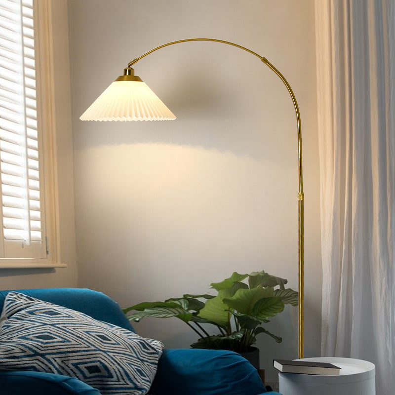 Zhongshan floor lamp ins wind living room living room fishing lamp sofa wall corner lamp study bedroom eye protection floor lamp