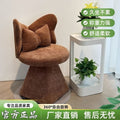 Casual dressing stool beauty salon manicure chair modern makeup stool bedroom butterfly chair back chair dining table chair metal