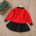 Girls' sweater set - new autumn  collection: chic and stylish two-piece outfit for little girls