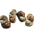 Kids female birkenstock outwear2025 spring autumcute cartoon youthfamily birkenstock shoes toe outwear half slippers
