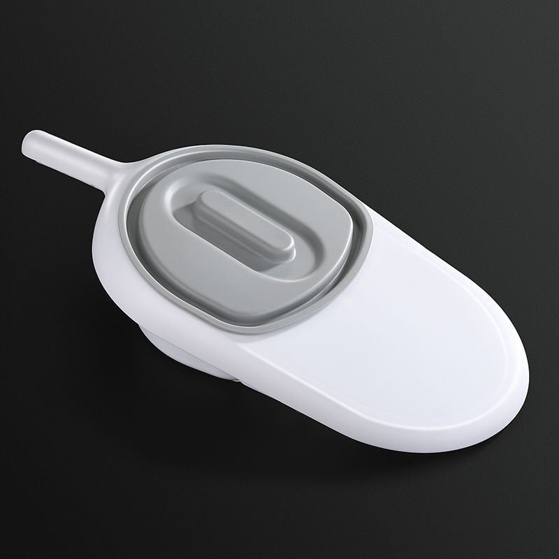 Bedridden elderly paralyzed patient horizontal bedpan with cover, maternity adult bedpan, bedpan