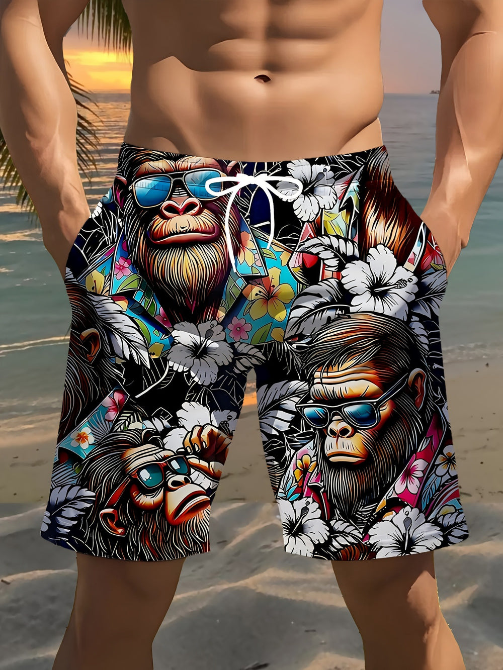 trending men's swim trunks, quick-dry swim shorts, casual athletic beach shorts, new european and american styles