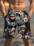trending men's swim trunks, quick-dry swim shorts, casual athletic beach shorts, new european and american styles